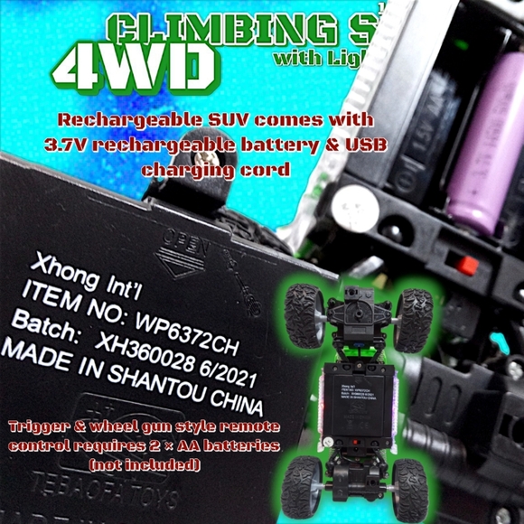 Wonder Play Remote Controlled Climbing SUV with 4WD & 3D Lights | Rechargeable - Picture 16 of 17